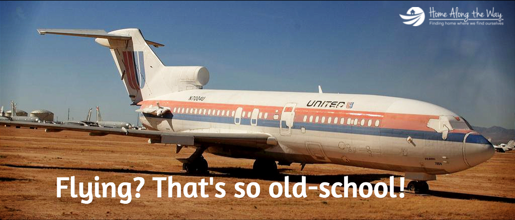 Flying Around the World is So Old School 