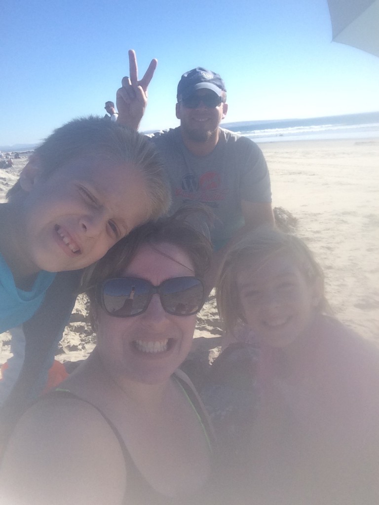 Beach family shot