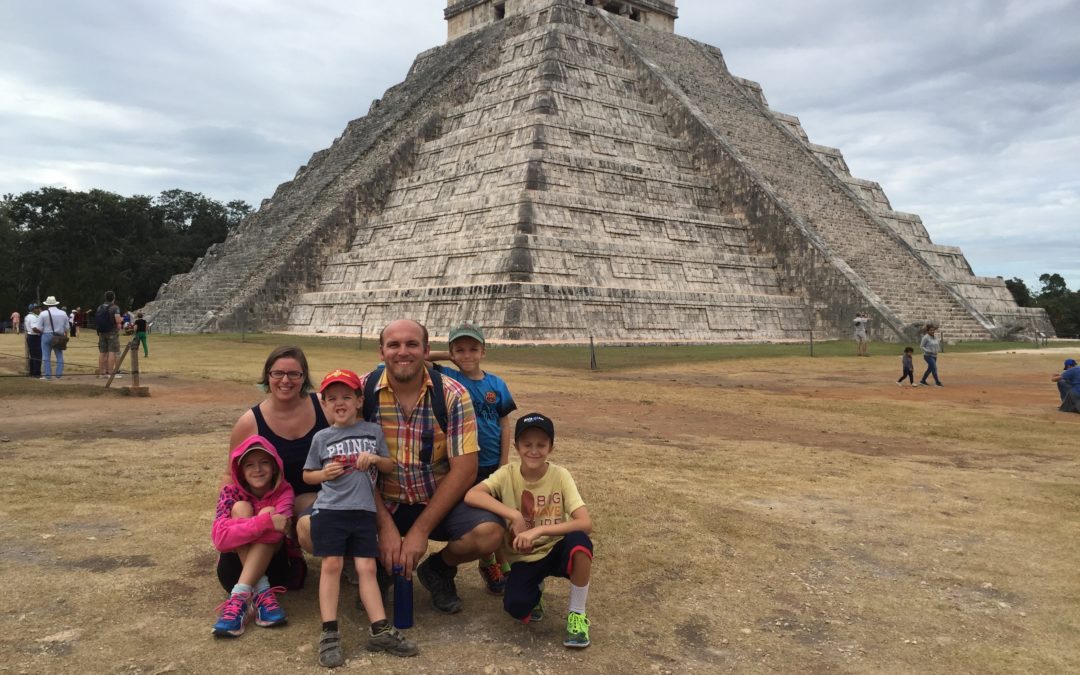Visiting Chichen Itza and Coba with Kids